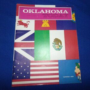 Vintage Oklahoma Today Magazine - Summer 1968 - Land Rush - History - Oil Field